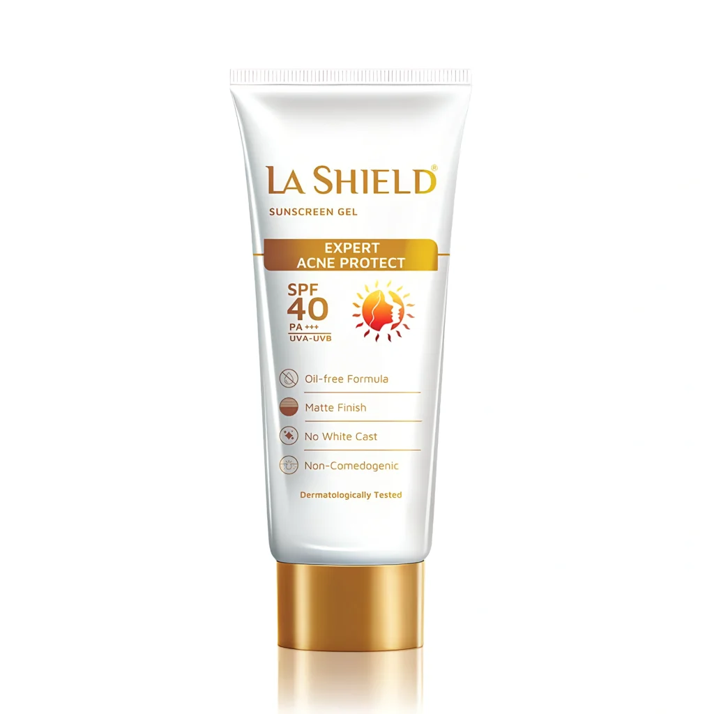 La Shield Oil Free Sunscreen Gel SPF 40 for oily skin in India