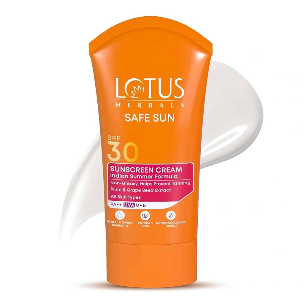 Lotus Herbals Safe Sun Matte Gel SPF 50 for oily skin in India
