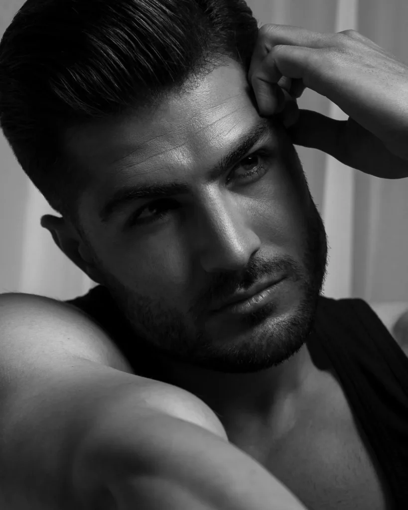 Hair wax vs gel slick back hairstyle