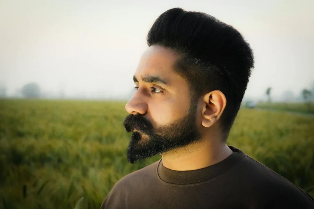 Hair growth after using Peptide Hair Serum for Men